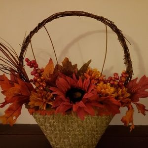 Handmade fall basket